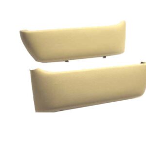Door pocket set parchment cream for Mercedes R107 from 1981