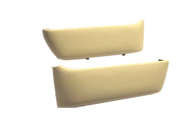 Door pocket set parchment cream for Mercedes R107 from 1981