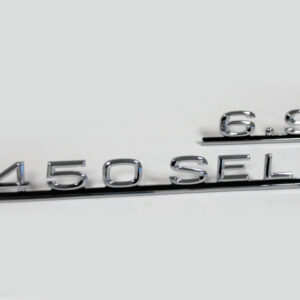 Emblem set 450SEL 6.9 for Mercedes W116