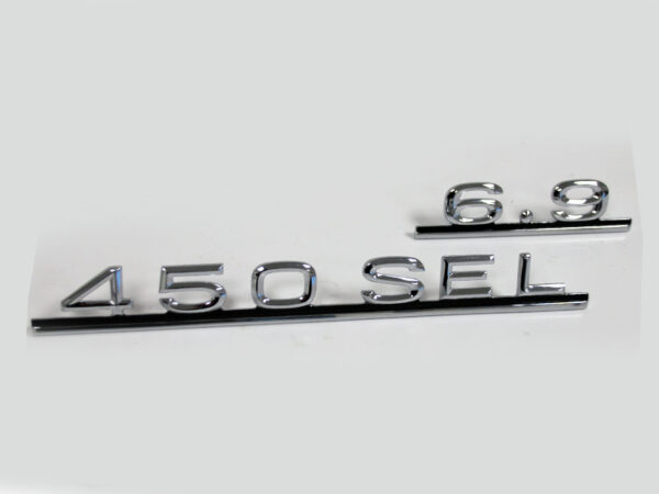Emblem set 450SEL 6.9 for Mercedes W116
