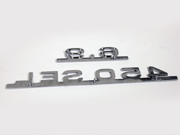 Emblem set 450SEL 6.9 for Mercedes W116 - Image 2