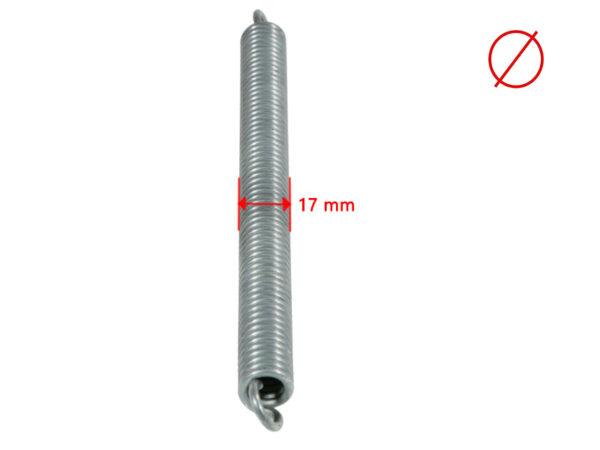 Tension spring for Mercedes W113 window regulator - Image 6