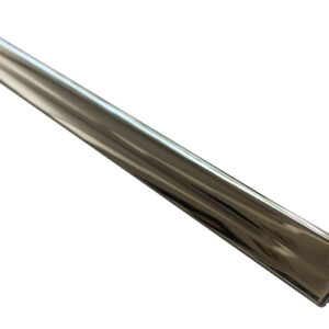 Chrome-plated brass trim strip door top for Mercedes W113