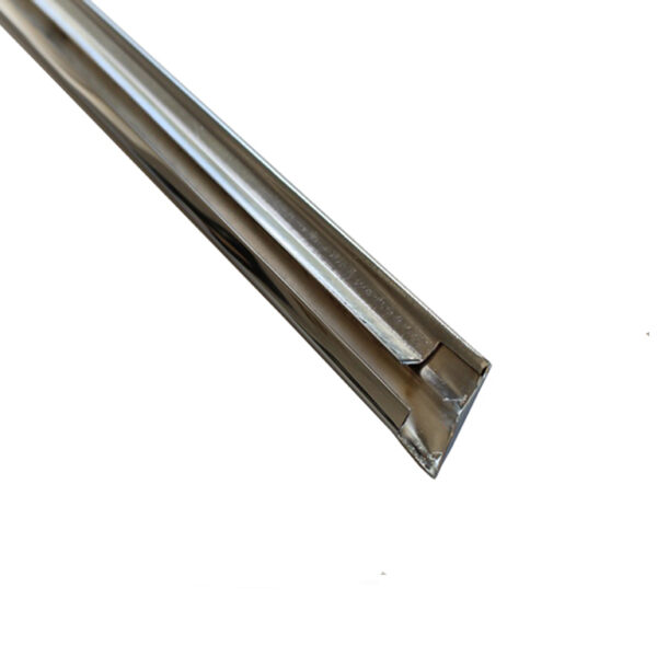 Chrome-plated brass trim strip door top for Mercedes W113 - Image 6