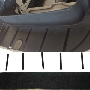 6 pcs. Anti-drumming / acoustic insulation for Mercedes SL R107 convertible top compartment