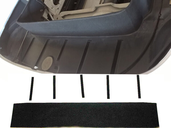 6 pcs. Anti-drumming / acoustic insulation for Mercedes SL R107 convertible top compartment