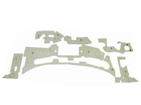 Anti-drone insulation for Mercedes R107 front wall