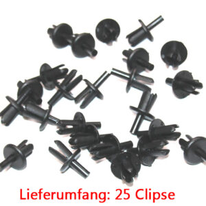 25 expanding rivets underbody clip for Mercedes R107