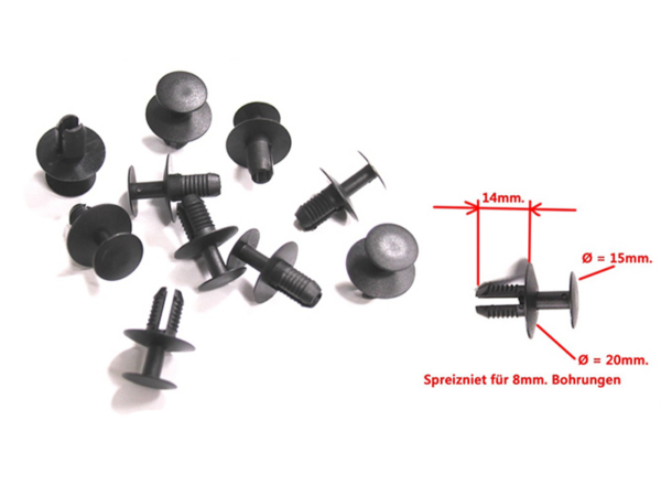 10x expanding rivets for Mercedes - Image 3