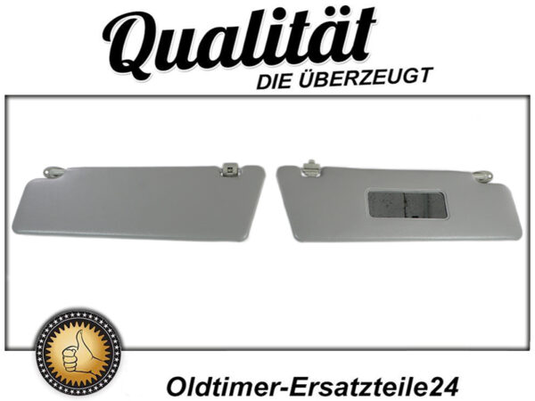 Gray sun visors for Mercedes W124 / W201 - Image 2