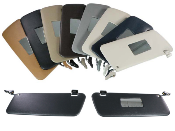 Sun visors black for Mercedes R107 280-500SL
