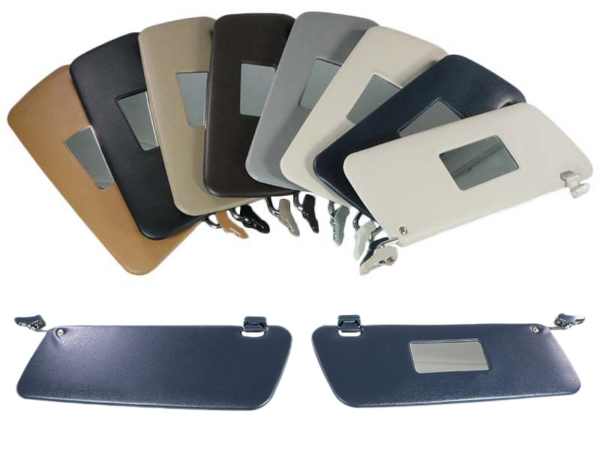 Sun visors blue for Mercedes R107 280-500SL