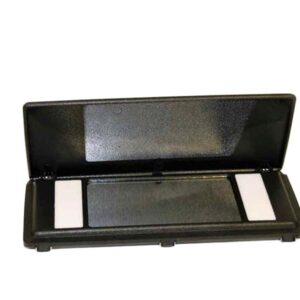 Black make-up mirror for Mercedes R107 sun visor