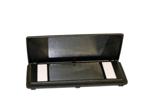 Black make-up mirror for Mercedes R107 sun visor