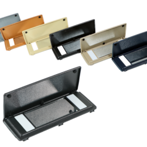 Make-up mirror for Mercedes R107 SL sun visor - black
