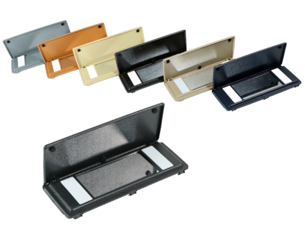 Make-up mirror for Mercedes R107 SL sun visor - black