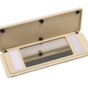 Makeup mirror cream beige for Mercedes R107 sun visor