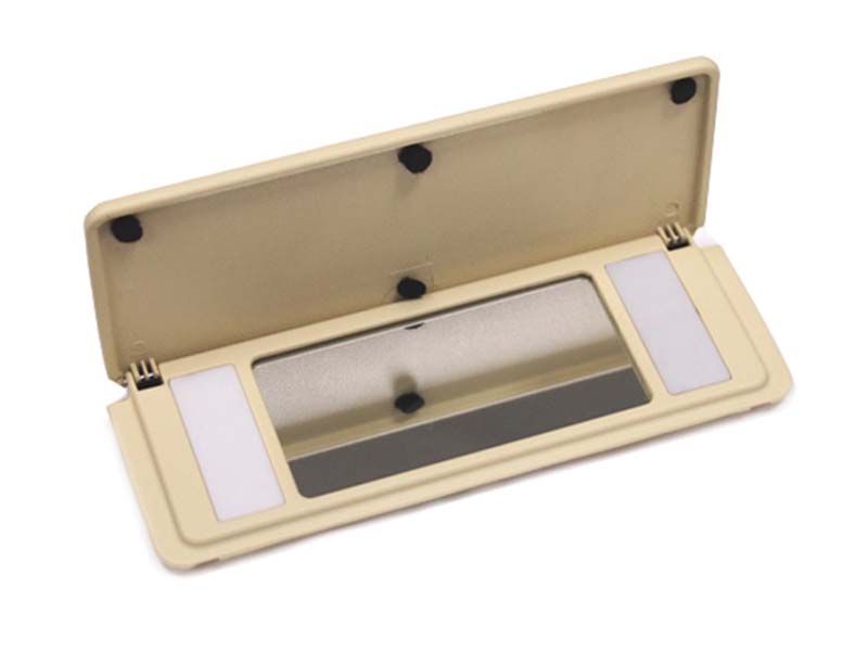 Makeup mirror cream beige for Mercedes R107 sun visor