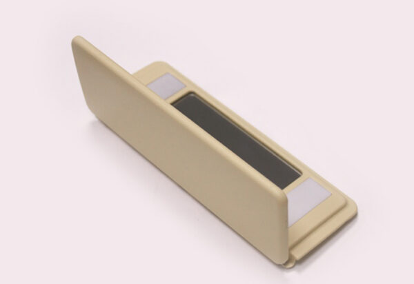 Makeup mirror cream beige for Mercedes W124 W126 W201 sun visor - Image 2
