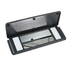 Black make-up mirror for Mercedes R129 / W124 Cabrio sun visor