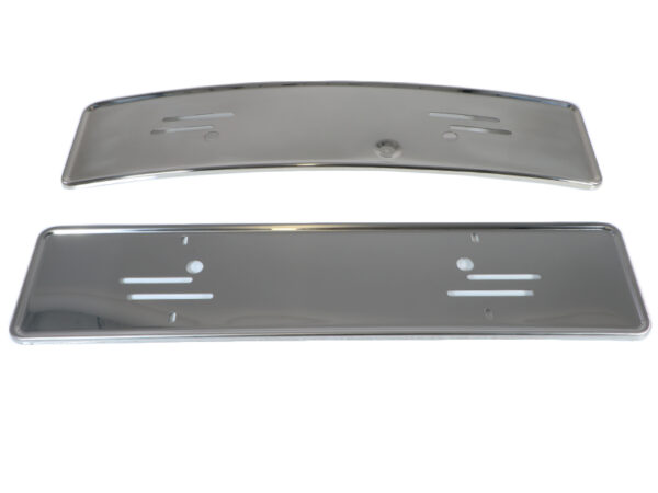 License plate trim set for Mercedes R107 W114 W115 W116 W123