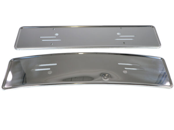 License plate trim set for Mercedes R107 W114 W115 W116 W123 - Image 2