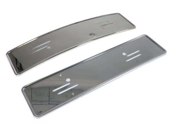 License plate trim set for Mercedes R107 W114 W115 W116 W123 - Image 4