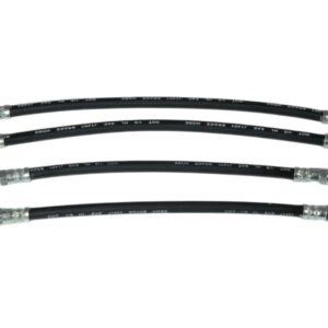 4x brake hoses front and rear for Mercedes W123 W124 W126 W201 R129