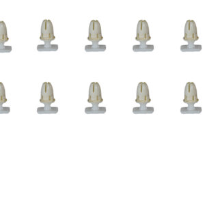 10x push button / bushing / grommet for Mercedes rubber seal trim fastening