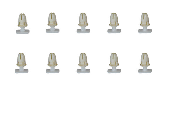 10x push button / bushing / grommet for Mercedes rubber seal trim fastening