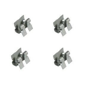 4x clamp for cover on the axle carrier for Mercedes W108 - W113