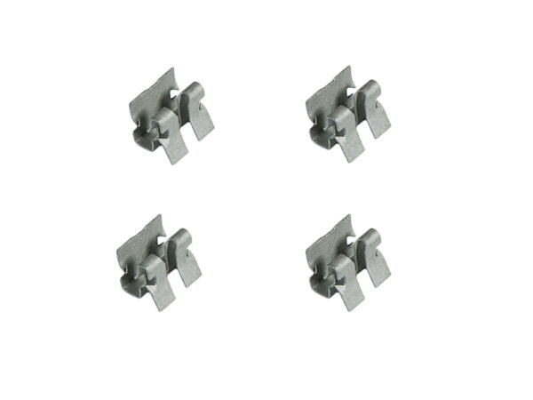 4x clamp for cover on the axle carrier for Mercedes W108 - W113