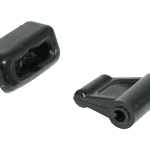 Clips set for Mercedes R107 sun visor - black