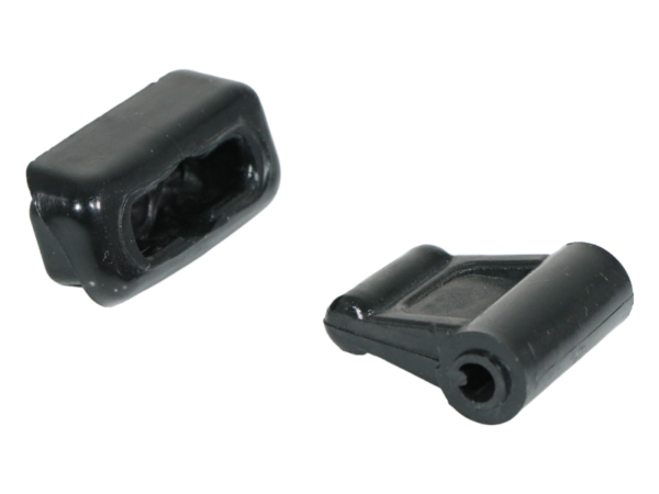 Clips set for Mercedes R107 sun visor - black