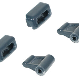 2x clip set for Mercedes R107 sun visor - blue