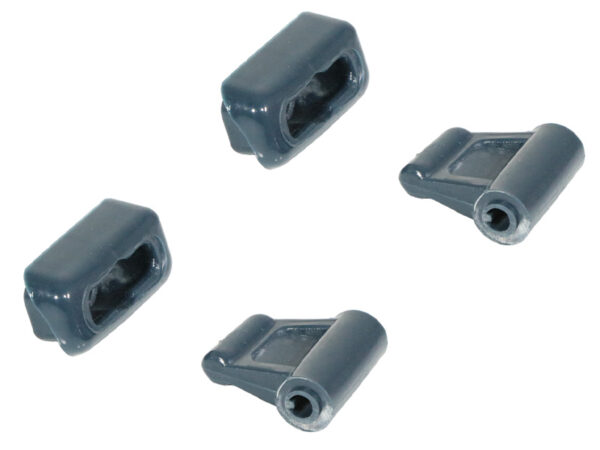 2x clip set for Mercedes R107 sun visor - blue