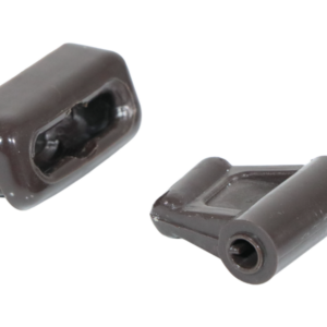 Clips set for Mercedes R107 sun visor - brown