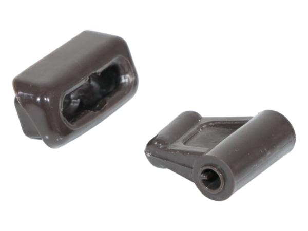 Clips set for Mercedes R107 sun visor - brown