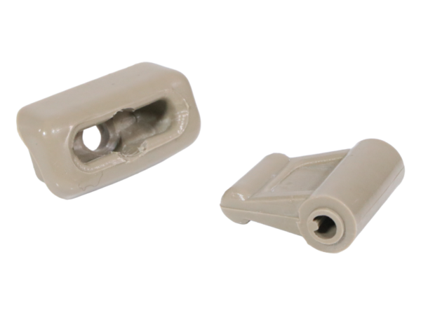 2x clip set for Mercedes R107 sun visor - mushroom - Image 5