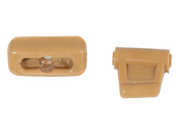 2x clip set for Mercedes R107 sun visor - palomino - Image 2