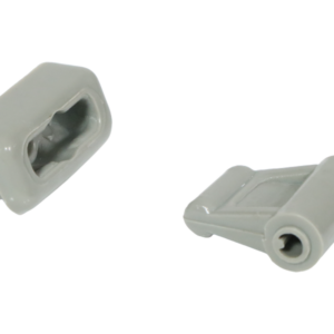 Clips set for Mercedes R107 sun visor - gray