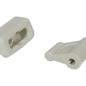 Clips set for Mercedes R107 sun visor - parchment