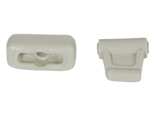 2x clip set for Mercedes R107 sun visor - parchment - Image 2