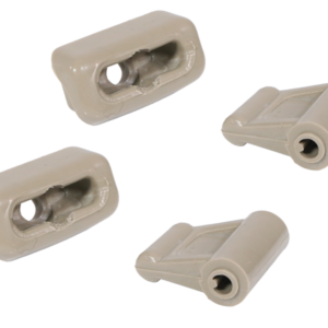 2x clip set for Mercedes R107 sun visors - mushroom