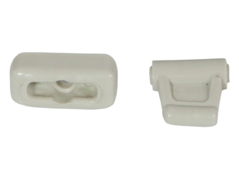 2x clip set for Mercedes R107 sun visors - parchment - Image 4