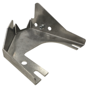 Stainless steel holder for ABS block front right on Mercedes R107