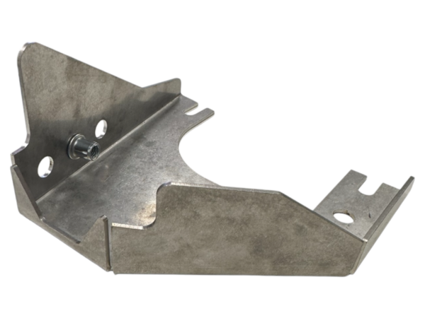Stainless steel holder for ABS block front right on Mercedes R107 - Image 2
