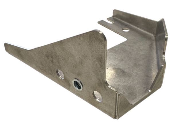 Stainless steel holder for ABS block front right on Mercedes R107 - Image 4