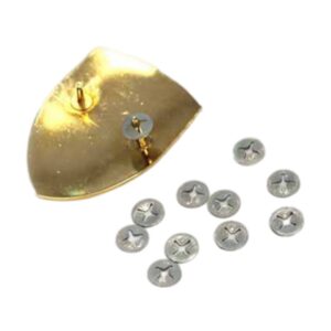 Pack of 10 fastening clips for 3mm bolts on lettering and emblem