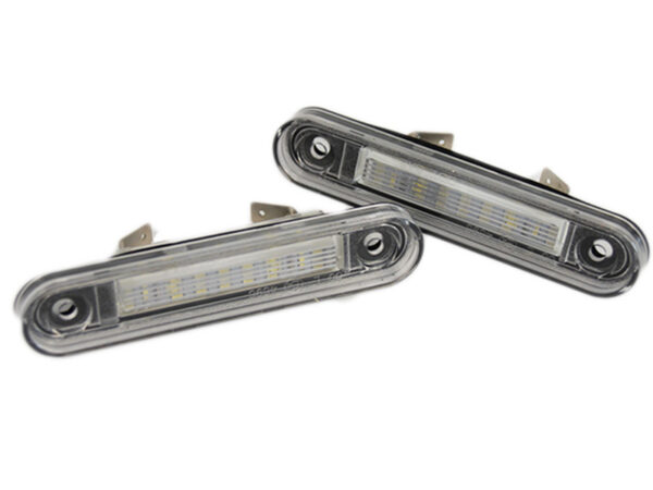 Set of license plate lights for Mercedes W124 W201 W202 - Image 2